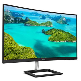 Philips E-line 328E1CA - Écran LED - incurvé - 32" (31.5" visualisable) - 3840 x 2160 4K @ 60 Hz - VA - 250 cd/m² - 2500:1 - 4 ms - 2xHDMI, DisplayPort - haut-parleurs - noir texturé
