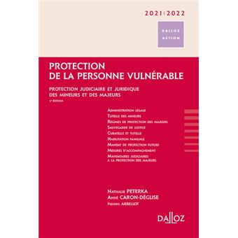 Protection de la personne vulnérable 2021/2022. 5e éd. - Protection judiciaire et juridique des mine