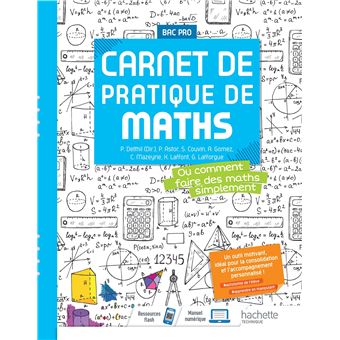Carnet de pratique de Maths - Voie professionnelle -  Éd. 2021