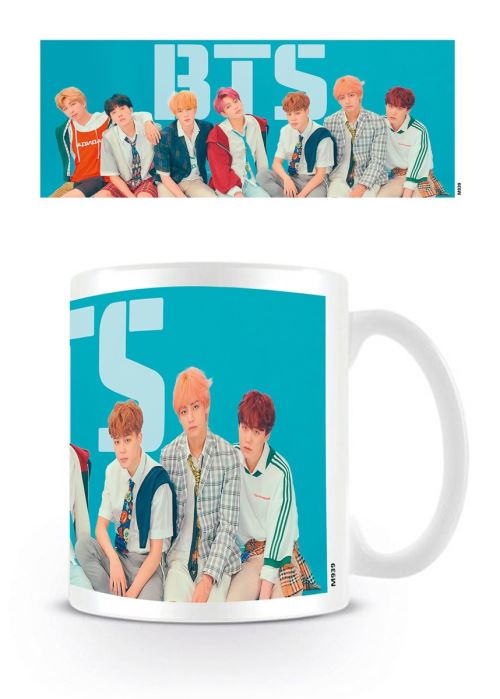 Mug Bangtan Boys BTS Group Blue