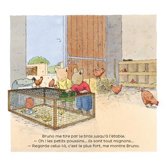 À bord du tracteur rouge