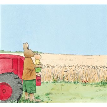 À bord du tracteur rouge