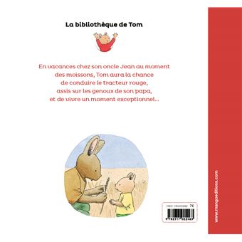 À bord du tracteur rouge