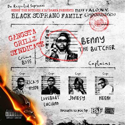 Black Soprano Family Vinyle Rouge