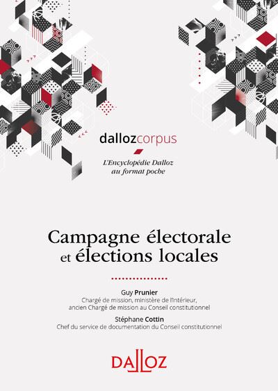 Campagne électorale et élections locales - Stéphane Cottin - broché