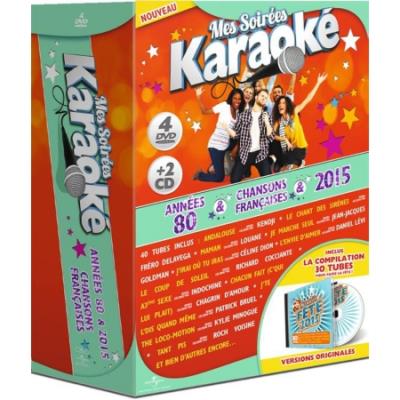 Karaoké 80 Chansons françaises 2015 Coffret DVD - DVD Zone 2 - tous les DVD  à la Fnac
