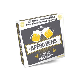 Sous-bocks Apéro Défis : Cap ou pas cap ?
