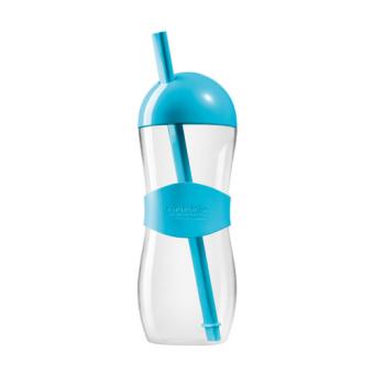 Gourde avec Paille 450 ml Bobble Bleu