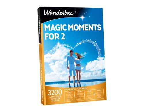 Coffret cadeau Wonderbox Magic Moments for 2