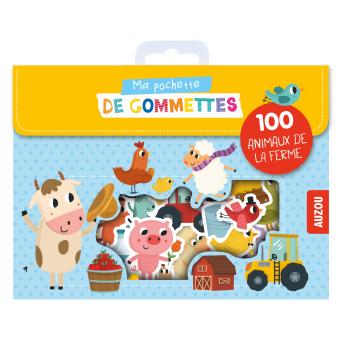 Ma pochette de gommettes - 100 gommettes a la ferme