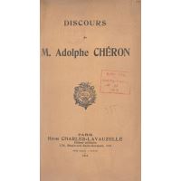 Discours de M. Adolphe Chéron