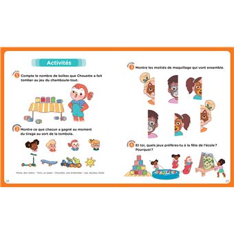 Histoires à lire ensemble Chouette à la fête de l'école GS