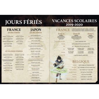 Agenda Black Clover 2019-2020