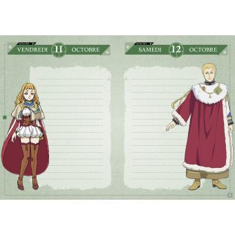 Agenda Black Clover 2019-2020