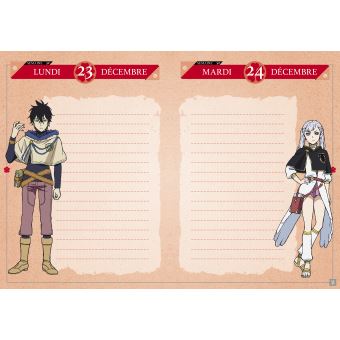 Agenda Black Clover 2019-2020