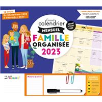 Le grand calendrier familial (édition 2022/2023) - Collectif - Fleurus -  Papeterie / Coloriage - Chantelivre Issy ISSY LES MOULINEAUX