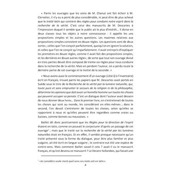 Règles pour la direction de l'esprit suivi de Recherche de la Vérité par les lumières naturelles, le Monde ou Traité de la Lumière, L'Homme,Méditations Métaphysiques