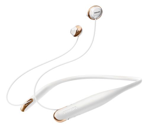 Ecouteurs Bluetooth Philips SHB4205 Flite Hyprlite Blanc