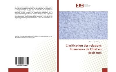 Clarification des relations financieres de l'etat en droit t