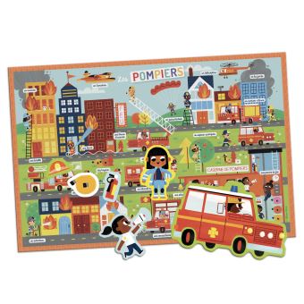 Ma pochette d'aimants - pompiers