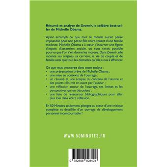 Devenir (Résumé et analyse du livre de Michelle Obama)