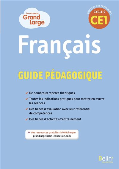 Grand Large CE1, Guide pédagogique 2019