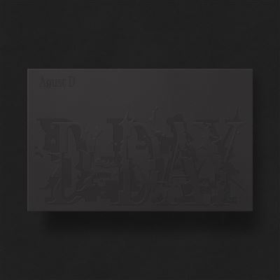 Agust D SUGA BTS Album [D-DAY] VERSION 02  CD+P.Book+P.Card+Lyric+Poster+Sticker