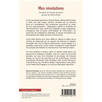 Mes révolutions