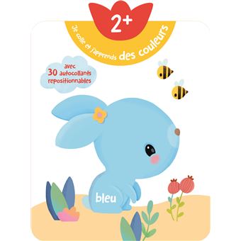 2+ Je colle et j'apprends des couleurs - Lapin