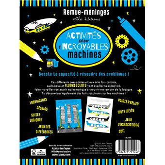 Activités autour d'incroyables machines