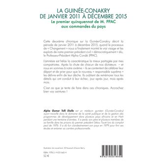 La Guinée-Conakry de janvier 2011 à décembre 2015