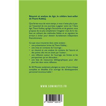 Agir (Résumé et analyse de Thami Kabbaj)