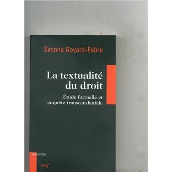 La Textualité du droit