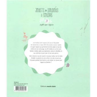 Jouets et doudous à coudre