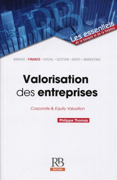 Valorisation des entreprises corporate & equity valuation