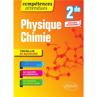 Physique-Chimie 2de - Broché - Aurore Biondollilo-Tournier - Achat ...