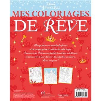 DISNEY PRINCESSES - Mes Coloriages de Rêve - La vie de château