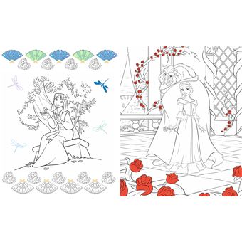 DISNEY PRINCESSES - Mes Coloriages de Rêve - La vie de château