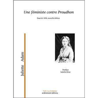 Une féministe contre Proudhon