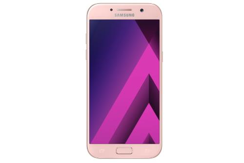 Samsung Galaxy A5 (2017) - 4G smartphone - RAM 3 Go / Mémoire interne 32 Go - microSD slot - écran OEL - 5.2 - 1920 x 1080 pixels - rear camera 16 MP - front camera 16 MP - nuage de pêche