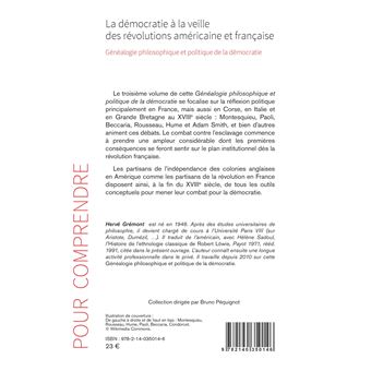 La démocratie à la veille des révolutions américaine et française