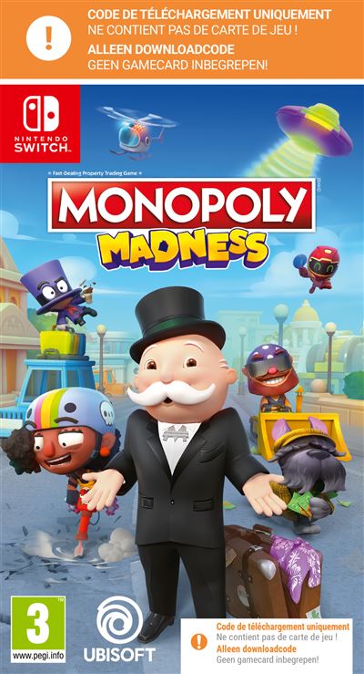 MONOPOLY MADNESS (CODE-IN-A-BOX) FR/NL SWITCH
