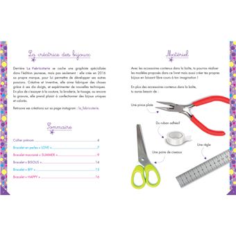 Mes bijoux prénoms et messages - coffret avec accessoires