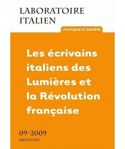 Les écrivains italiens des Lumières et la Révolution française