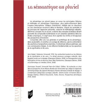 La sémantique au pluriel