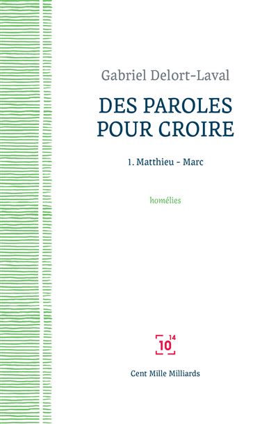 Des paroles pour croire