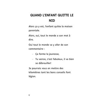Mes chers parents, enfin je pars...