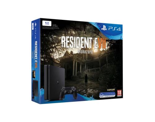 Pack Console Sony PS4 Slim 1To + Resident Evil 7