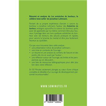 Les antisèches du bonheur (Résumé et analyse du livre de Jonathan Lehmann)