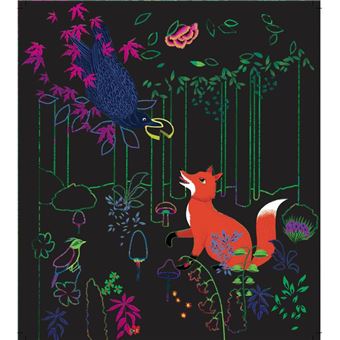 Ma pochette Fables de La Fontaine - Cartes à gratter et à colorier